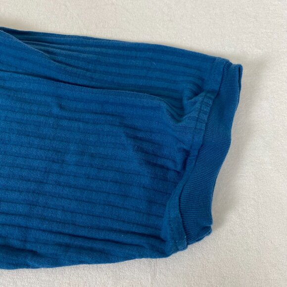 Vintage Sportswear Cotton Preppy 1/4 Zip Short Sleeve Textured Sweater Polo - Picture 6 of 8